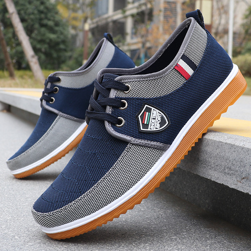 Old Beijing Men's Shoes 2025 Spring New Canvas Shoes Men's Platform Shoes Durable Casual Breathable Fabric Shoes