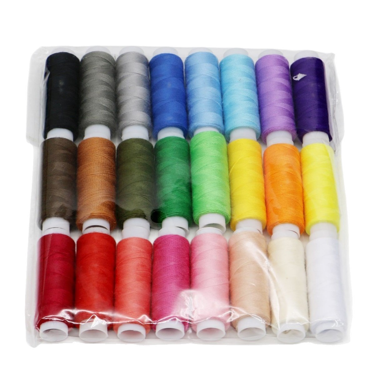 Kit de caja de aguja transfronteriza herramienta de coser doméstica aguja de coser de viaje portátil aguja de coser paquete de 27 piezas