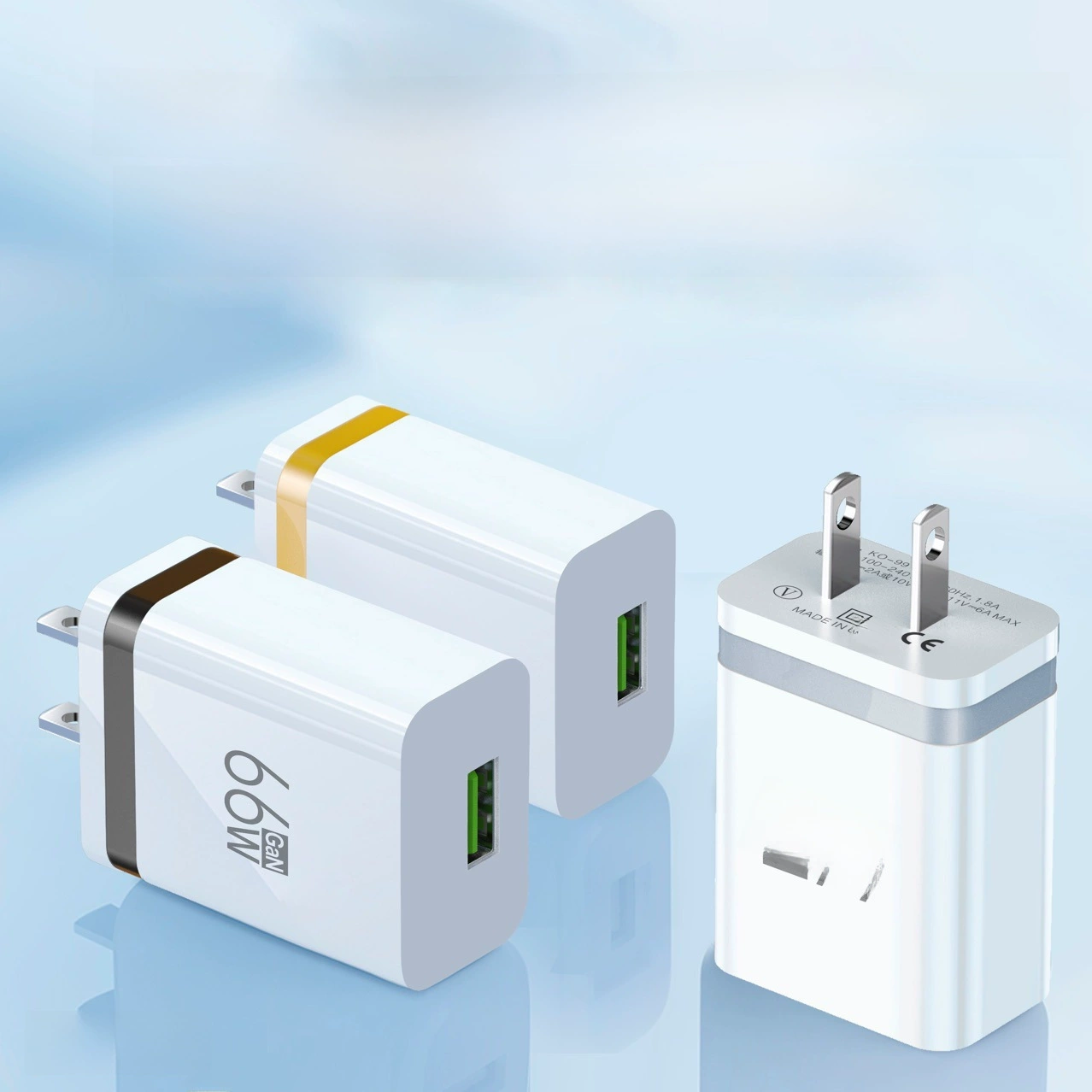 Зарядное устройство 66W, совместимое с Huawei, Xiaomi, Apple для мобильных телефонов