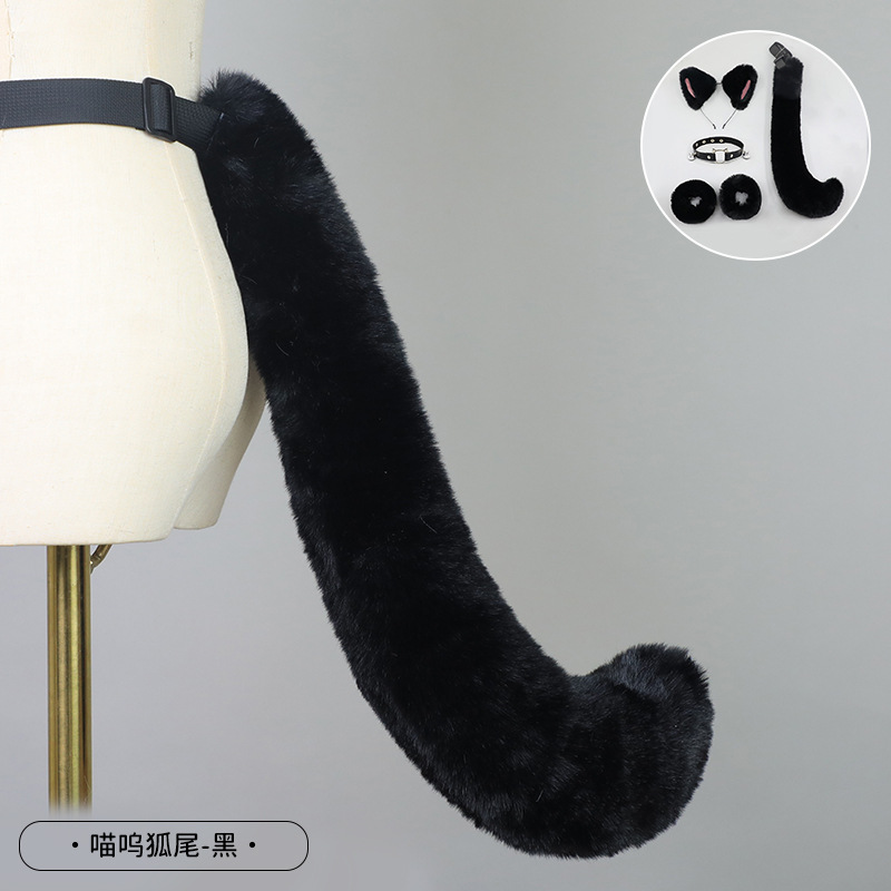 手作日系獣耳カチューシャかわいいぬいぐるみ猫耳Lolita頭飾りキツネ耳アクセサリー猫耳カチューシャ