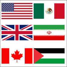 亚马逊temu跨境货源World flag世界各国国旗旗帜沙特加拿大美国