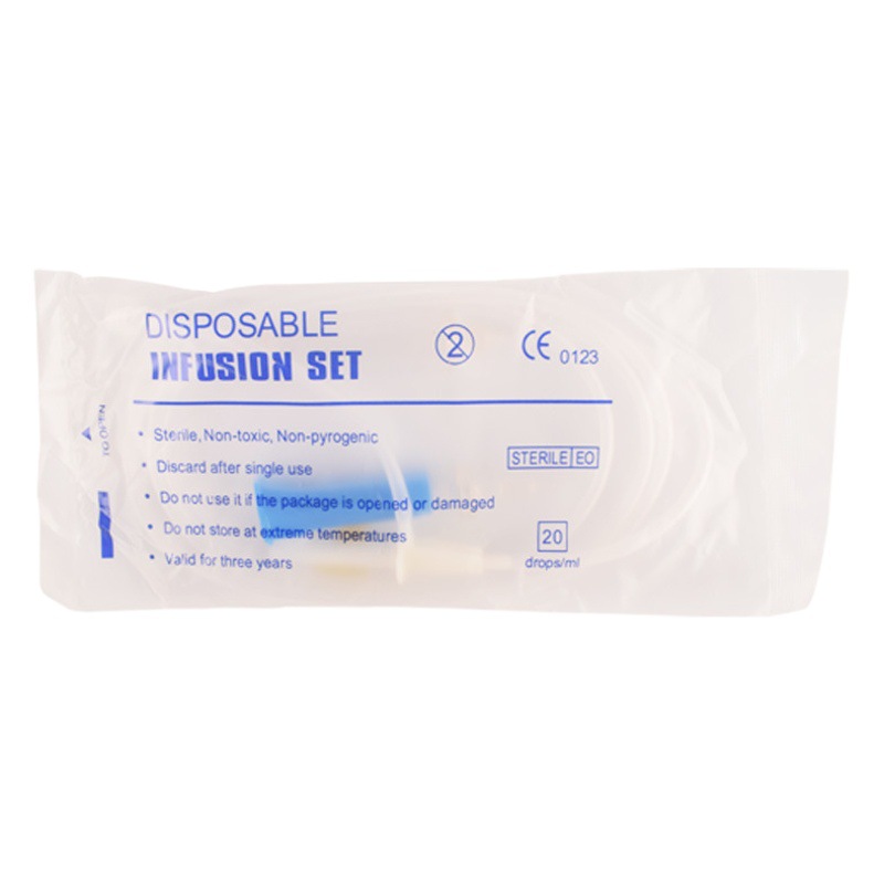 No. 9 N ° 12 No. 16 aguja de infusión animal punto de inyección Aparato de infusión veterinario cuentagotas