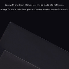 Transparent Self-Adhesive Packaging Bags, Double-Layer 5-Mil Bags, 10 x 34 cm, Opaque Non-Adhesive Style, 100 Pieces