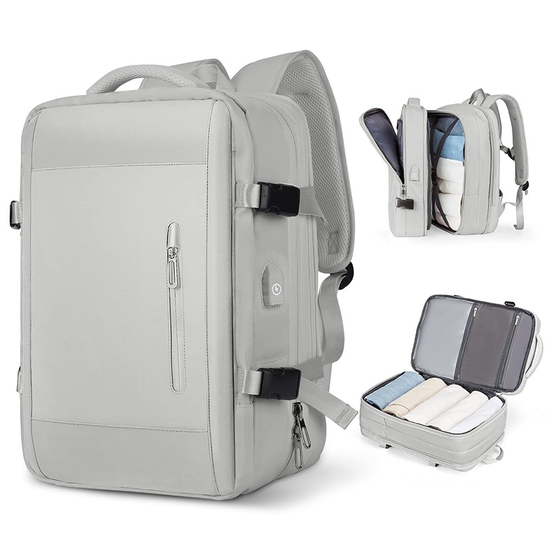 Los hombres transfronterizos expanden los paquetes de computadoras de negocios, los equipaje de viaje de negocios son multifuncionales y las mochilas de hombro de gran capacidad están en Stock.