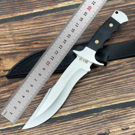 外贸出口俄罗斯大博伊直刀丛林探险野外生存刀高硬度一体户外刀