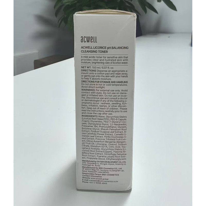 ACWEL甘L草平衡爽肤水Acwel,甘草 pH 平衡精华喷雾补水保湿滋润|undefined
