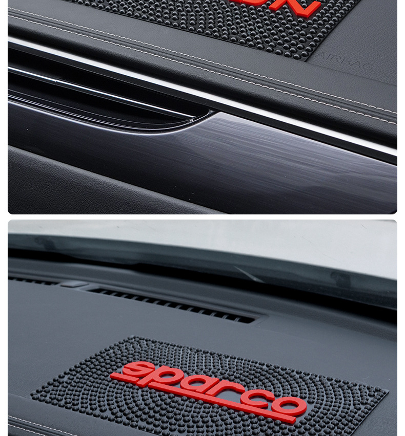 Car Center Console Anti-slip Mat New Car Supplies Ornaments Fixed Car Mat Large Particle Car Storage Mat