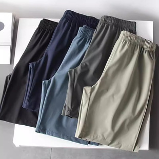 The same paragraph Di single outdoor! Cool elastic breathable! Summer Men's Foreign Trade Quick-drying Casual Running Shorts