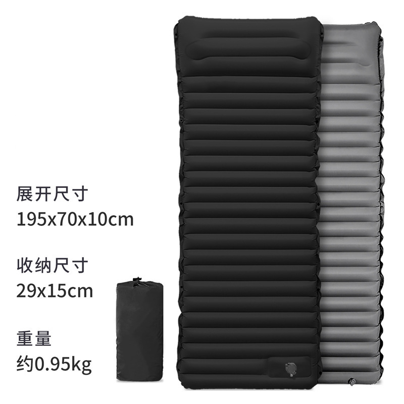 P 厚みのある屋外折りたたみポータブルテント昼寝マットフロアマット防湿マットシングルとダブルエッグネストマットインフレータブルマット|undefined