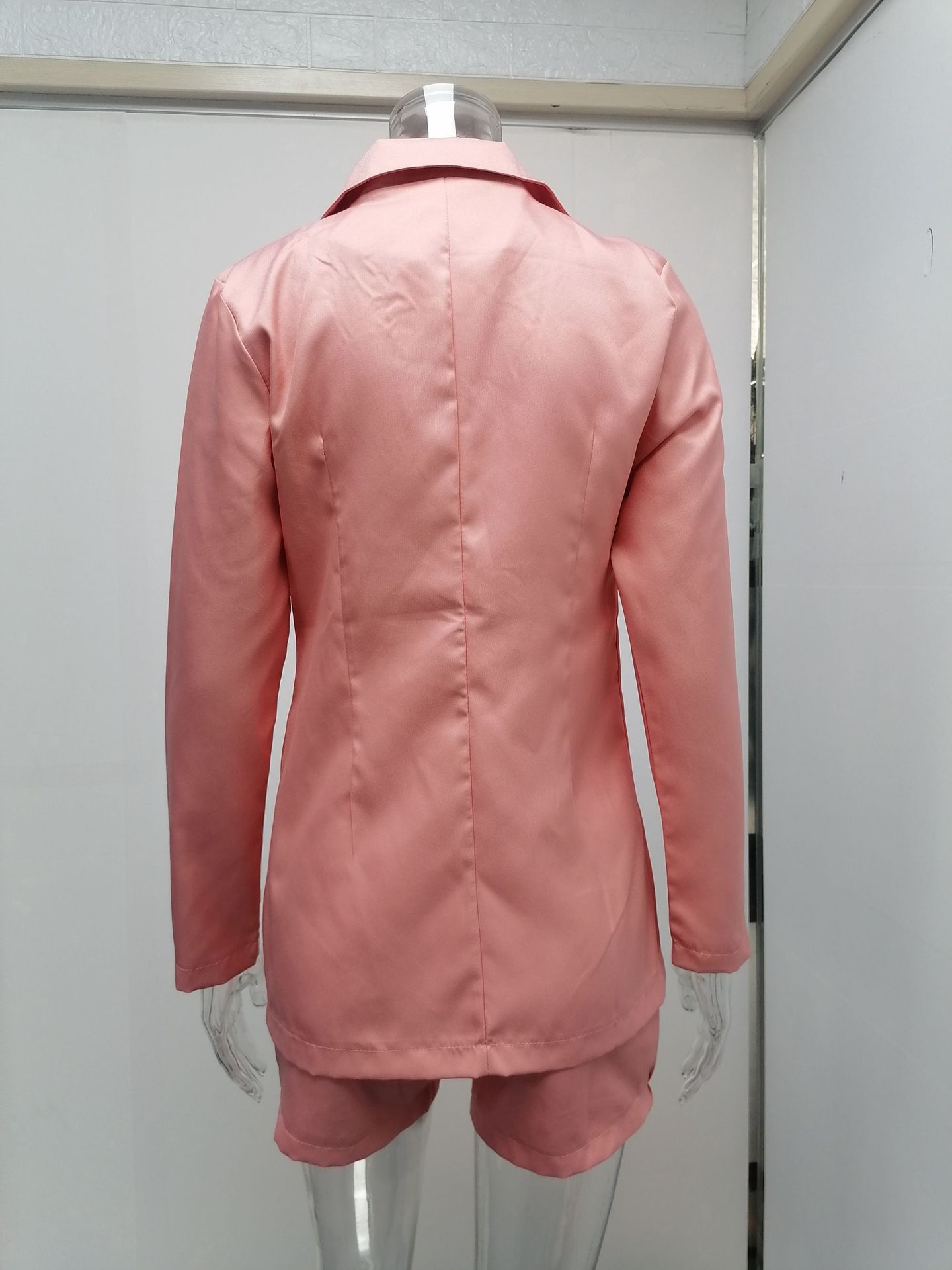 Elegantes Damen Blazer Set Langarm Für Herbst Und Winter Mode_voghion.com