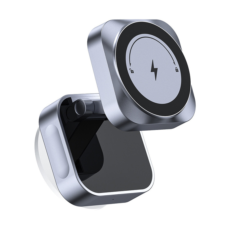 Three-In-One Wireless Charger, Mobile Phone Holder, Suitable for Apple Watch, Apple 7 Charging Stand, Fast Charging, Magnetic Suction