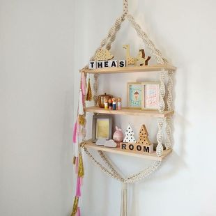 Bohemian Wall Decoration Bedside Tapestry Wall Hanging Shelf Bay Window Decoration Wall Hanging Decorations