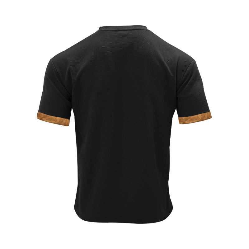 385g Weight Short Sleeve Sleeve Length Polyester Fabric Type Shorts Sets Sets Type 2 Pieces Set Quantity Casual Occasion Turndown Neckline Regular Fit Fit Type Color Block Pattern Summer Season Men's Gender Simple Style Style Men's Color Block Simple Style Turndown Short Sleeve Regular Fit Men's Sets 37