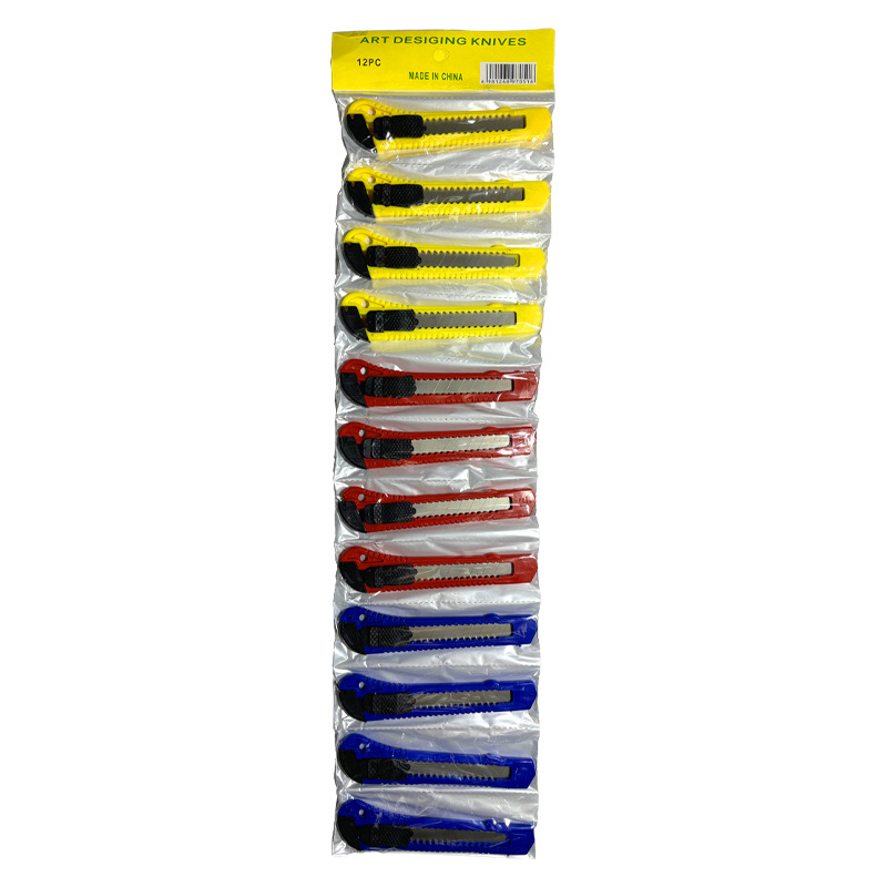 Cúter Pequeño Multiuso Modelo 87 Set de 12 Piezas de Plástico