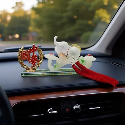 Car ornaments Gourd Car Flag Ornament