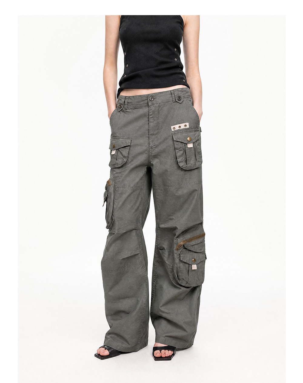 MADEEXTREME Paratrooper Cargo Straight-Leg Trousers