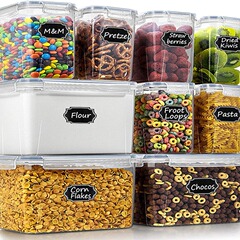 プラスチック密封容器、穀物保存容器、キッチン食品保存容器、PP素材セット、食品グレードの密封