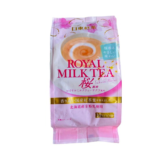 Japan imported Nitto black tea Hokkaido Royal Original Nitto milk tea powder instant winter and summer hot and cold drinks