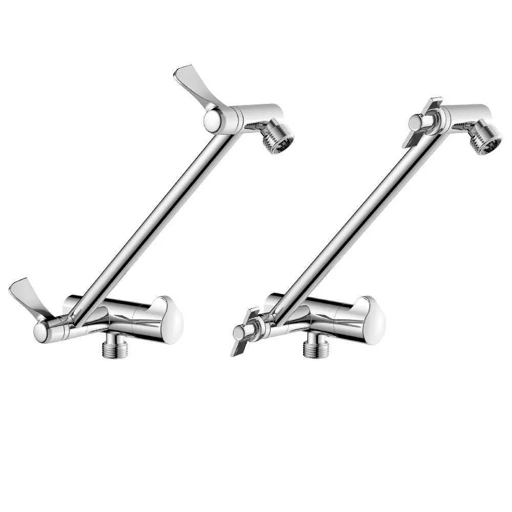 外贸不锈钢花洒支臂延长杆 工厂直销支架可调式延长杆分水器批发