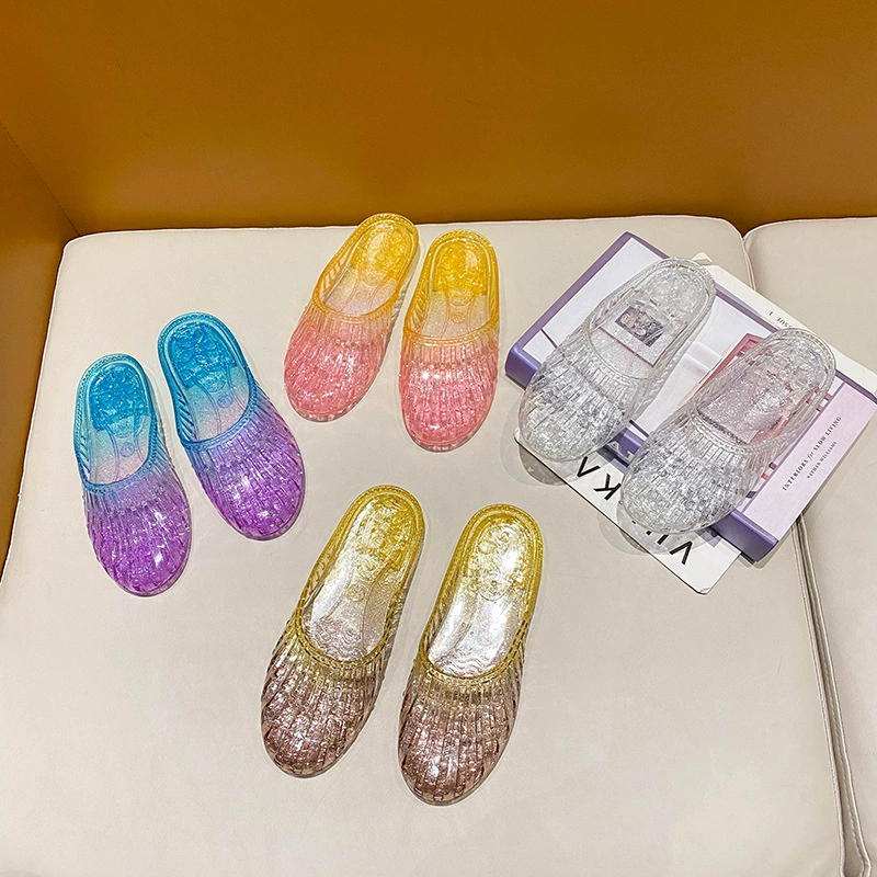 Новые женские закрытые шлепанцы 2023 года, летние уличные тапочки, модные и износостойкие, оптовая продажа женских тапочек для экспорта