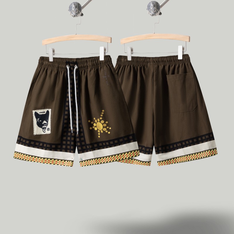 Travis de manga corta M mark Scott pequeño pato amarillo cactus relámpago rap tour TS pareja conjunta camiseta de hip-hop