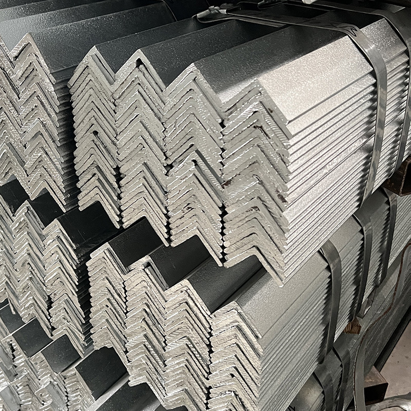 镀锌角钢广东供应 Q235B镀锌角钢 建筑幕墙用热轧三角铁 冲孔角铁
