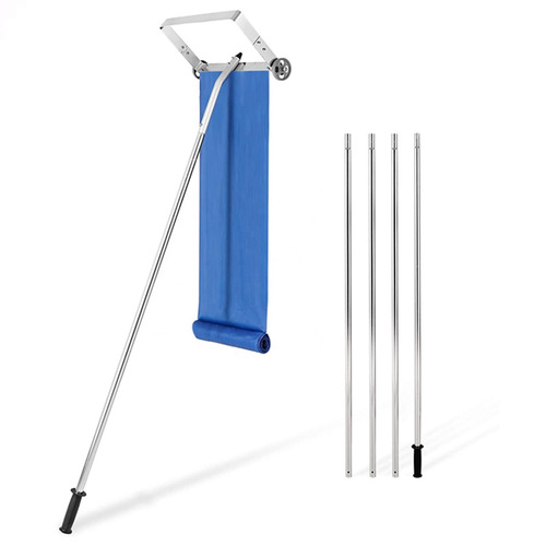 Factory Wholesale 20-Foot Roof Snow Shovel Snow Scrape Snow Rake Aluminum Shovel Roof Snow Removal Gadget Portable Snow Removal Tool