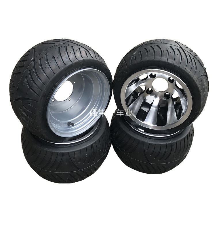 Four-Wheel Off-Road Motorcycle, Beach Bike, Go-Kart, 205/30-10 Inch Road Tire, Vacuum Flat Tire Wheel Hub