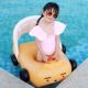 Cross-Border Hot Selling Sun Protection Awning Children's Seat Baby Swimming Ring Seat Wholesale Anti-Rollover Water Toys