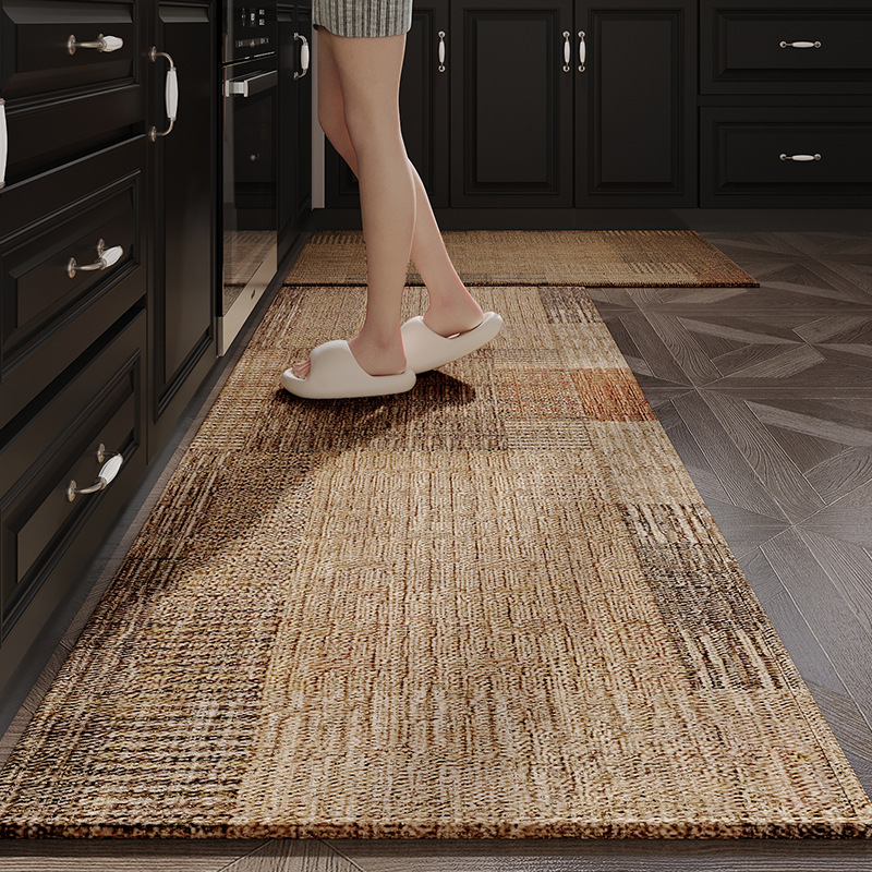 Cocina absorción de agua absorción de aceite secado rápido sin lavado limpiable esterilla larga esterilla antideslizante simple esterilla anti-caída esterilla anti-sucia