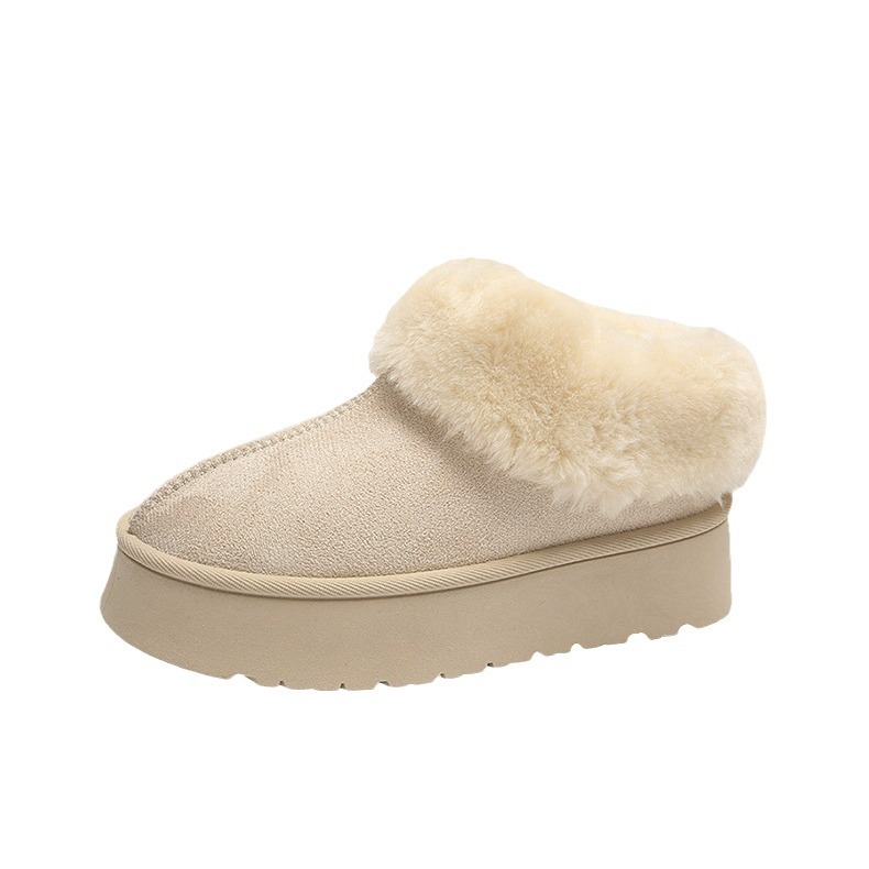 2025年新作 レディース スノーブーツ 冬用 裏起毛 厚底 滑り止め 暖かい ダブルコットンシューズ 東北地方向け