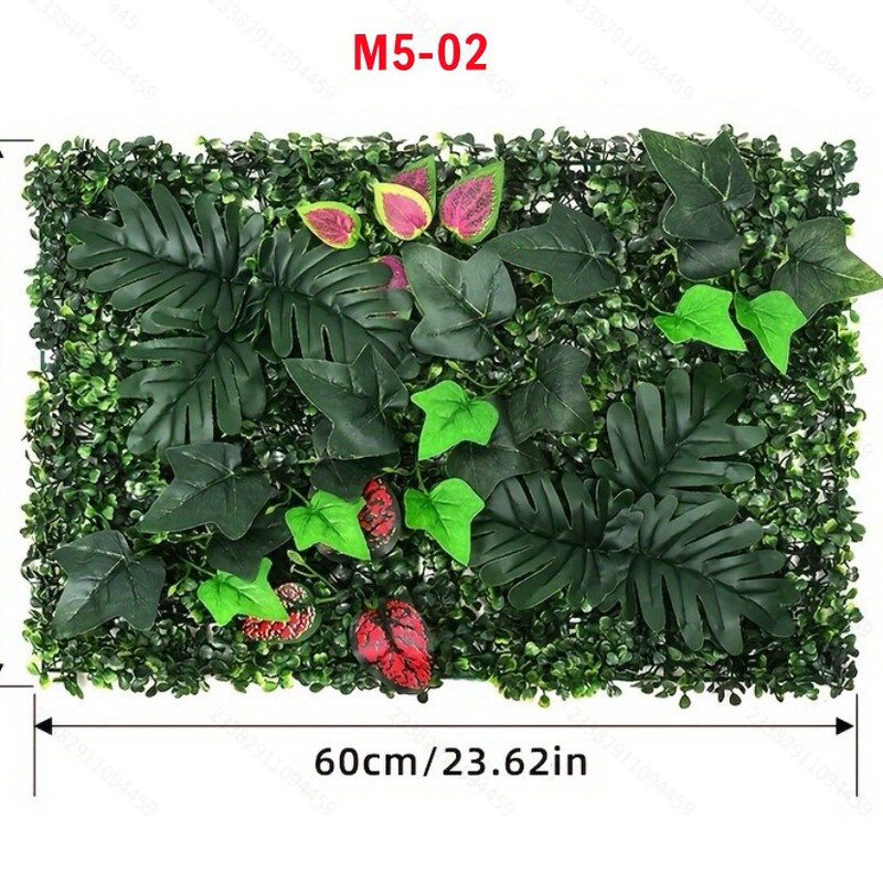 人造植物墙仿真立体绿植墙面挂式塑料假草坪门头阳台室内外装饰|undefined