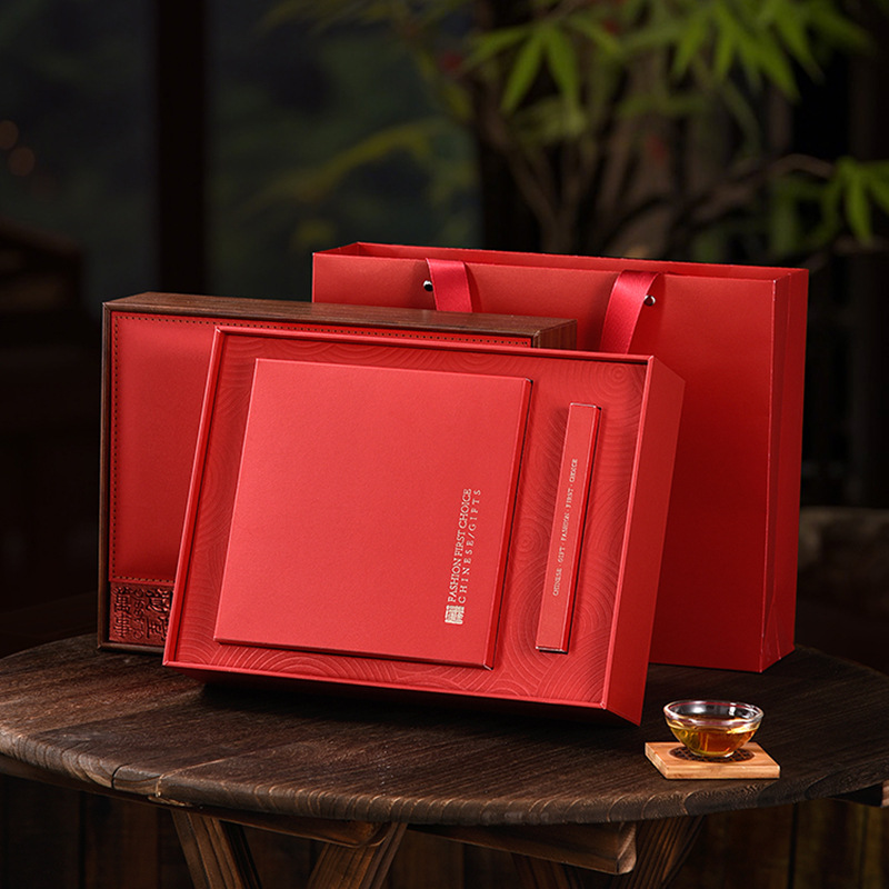 高档新款普洱茶包装盒空礼盒福鼎白茶茶饼普洱茶单双茶饼礼盒空盒