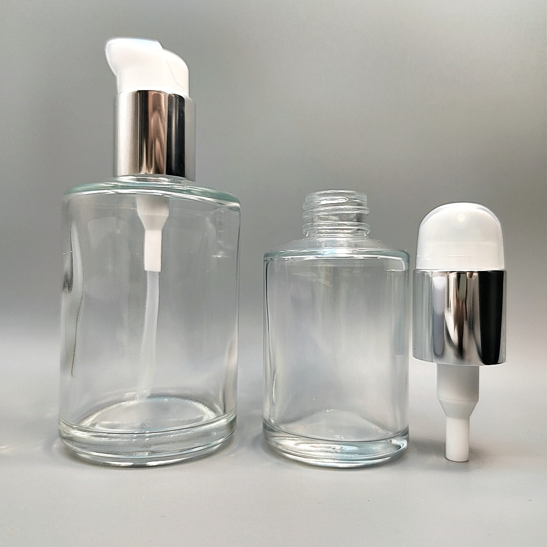 En stock suministro 60/125ml botella de la esencia de la loción de la botella de la bomba pingüino all-around botella de la loción botella cosmética