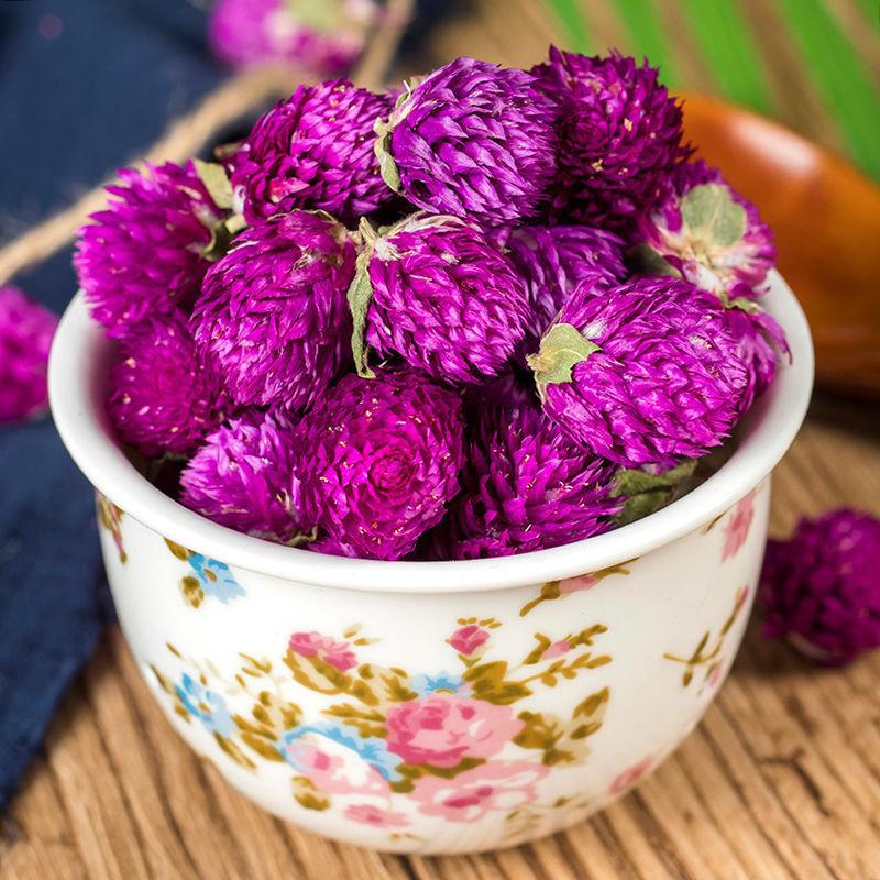Globe Amaranth Tea 500g Qian Ri Hong Dried Flowers for Herbal Infusions and Blends quality and texture