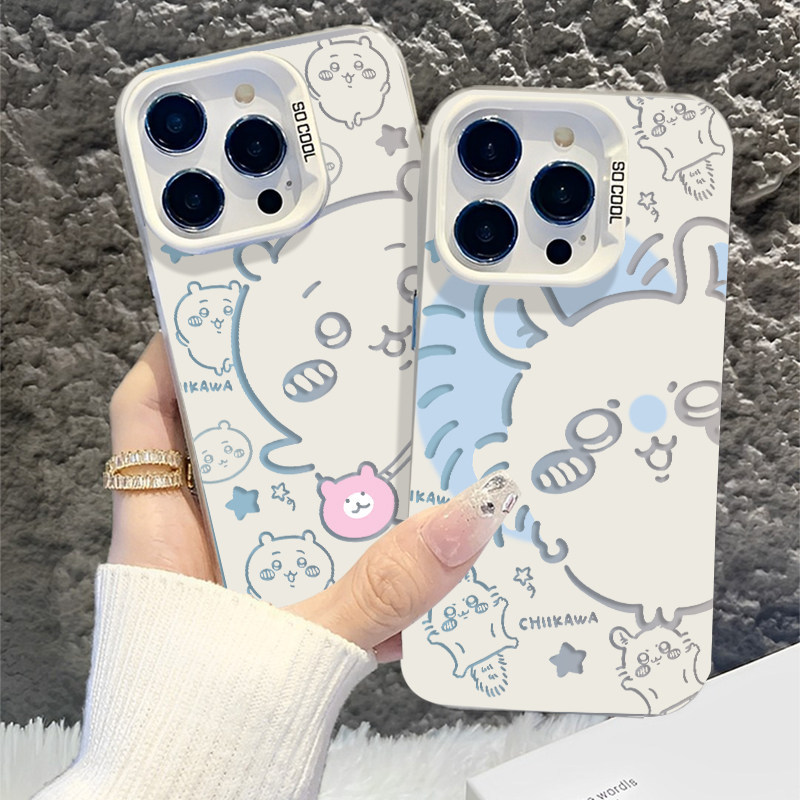 Super Cute Jiikawa Hard Case Suitable for Samsung S26 Ultra, S25, S23+, and S20 Fe, as Well as Apple 17