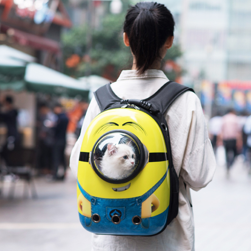 猫包外出便携猫咪包大容量太空舱宠物背包透气猫咪双肩包批发|ru