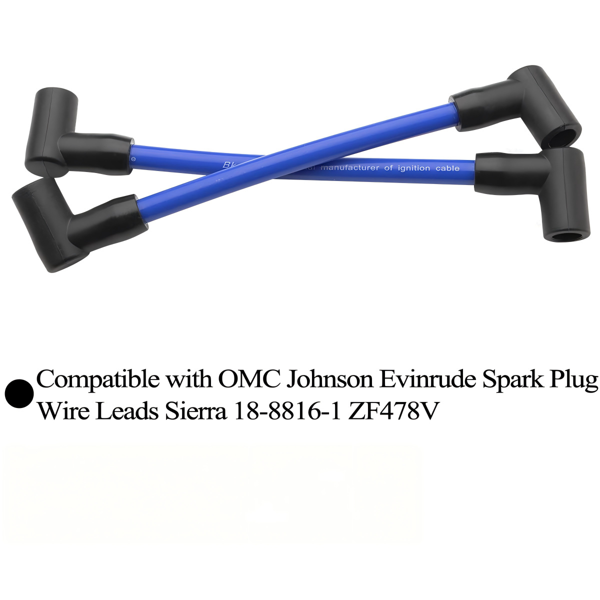 Johnson Evinrude Outboard Motor Marine Spark Plug Wire Ignition Line 18-8816-1 Zf478V