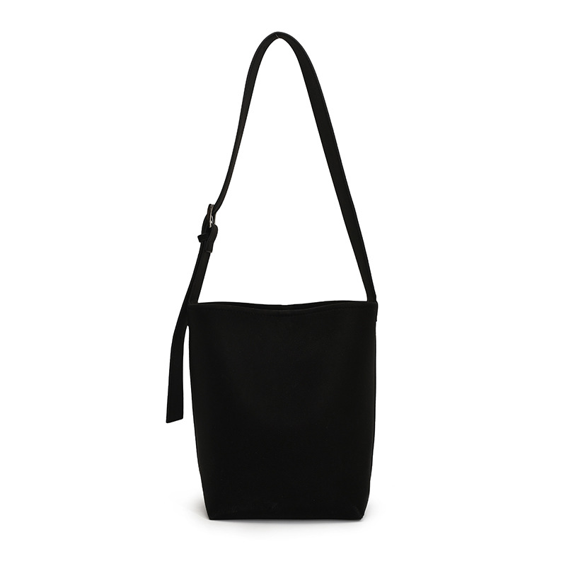 Nuevo bolso de cubo simple retro transfronterizo para mujer, estilo popular y explosivo, bolso de mensajero de un solo hombro de nicho casual