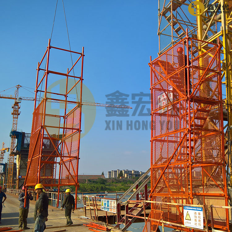 鑫宏优快装式墩柱Z字爬梯厂家直供现货现发资质正规齐全质量可靠