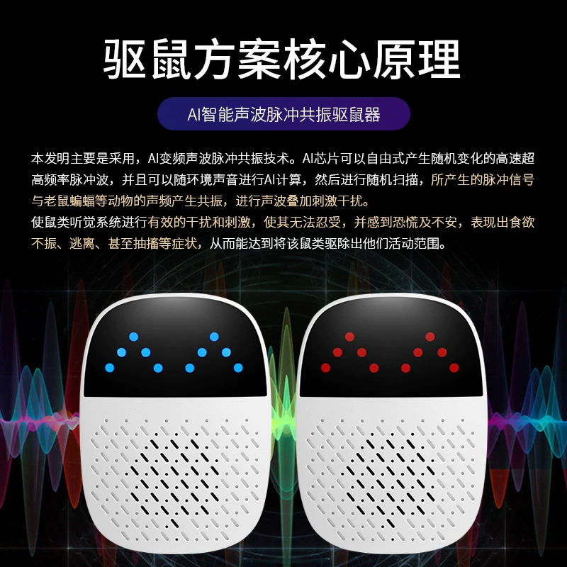 AI интеллектуальный звуковой импульсный резонансный отпугиватель крыс мобильный репеллент от комаров новый мощный ультразвуковой репеллент от комаров