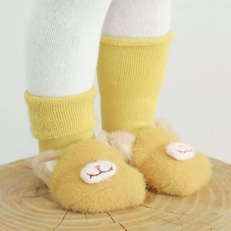 Детские демисезонные.Non-slip носки для внутр. Verwendung для раннего возраста для новорожденных, увеличенная толщина