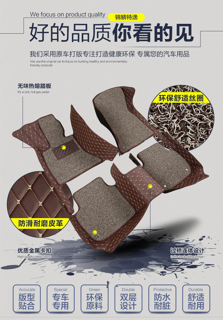 Suitable for BAIC Weiwang M20 Foot Pad M30 Seven Seats Seven Seats S50 Foot Pad M30S Carpet M50F Car Encircled Car Bag