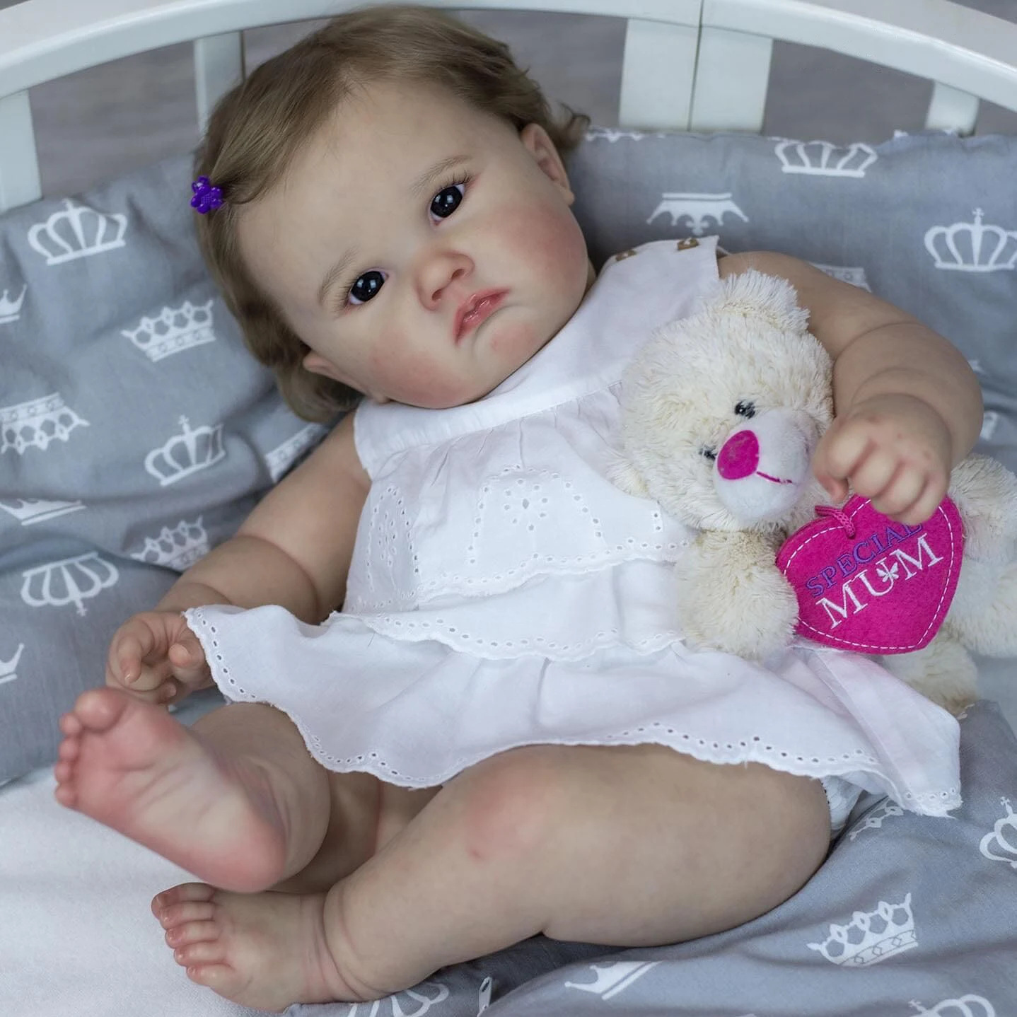 NPK60 cm simulación niña bebé Charlotte muñeca renacida suministro de comercio electrónico transfronterizo