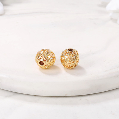 厂家批发半成品饰品配件材料金属散珠隔珠diy项链手链耳环串珠