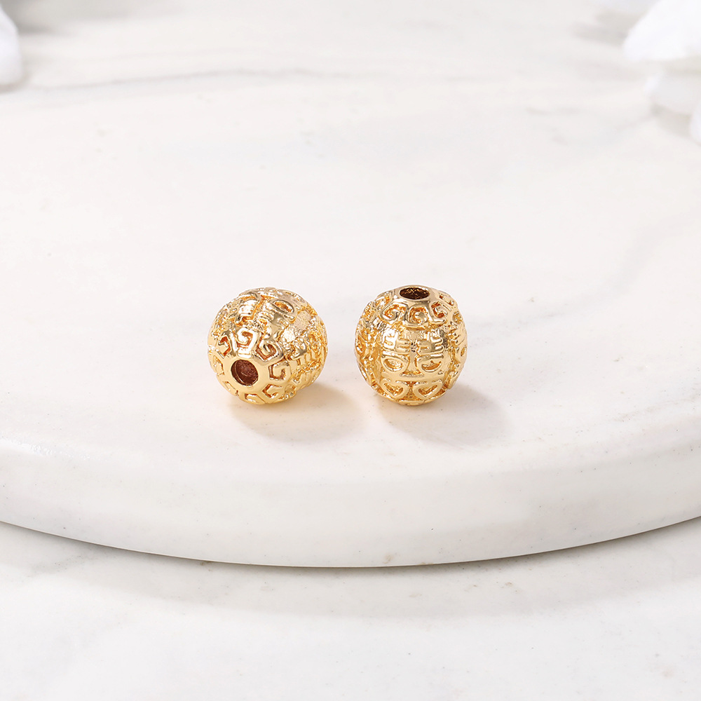 厂家批发半成品饰品配件材料金属散珠隔珠diy项链手链耳环串珠