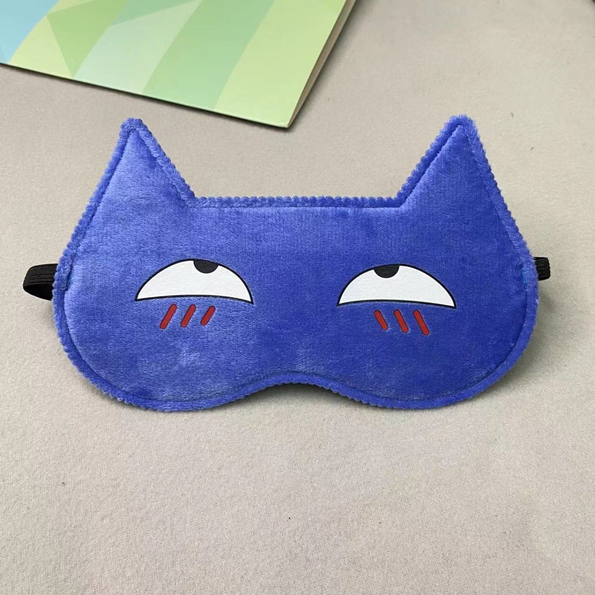 부끄러운 고양이 다크 블루