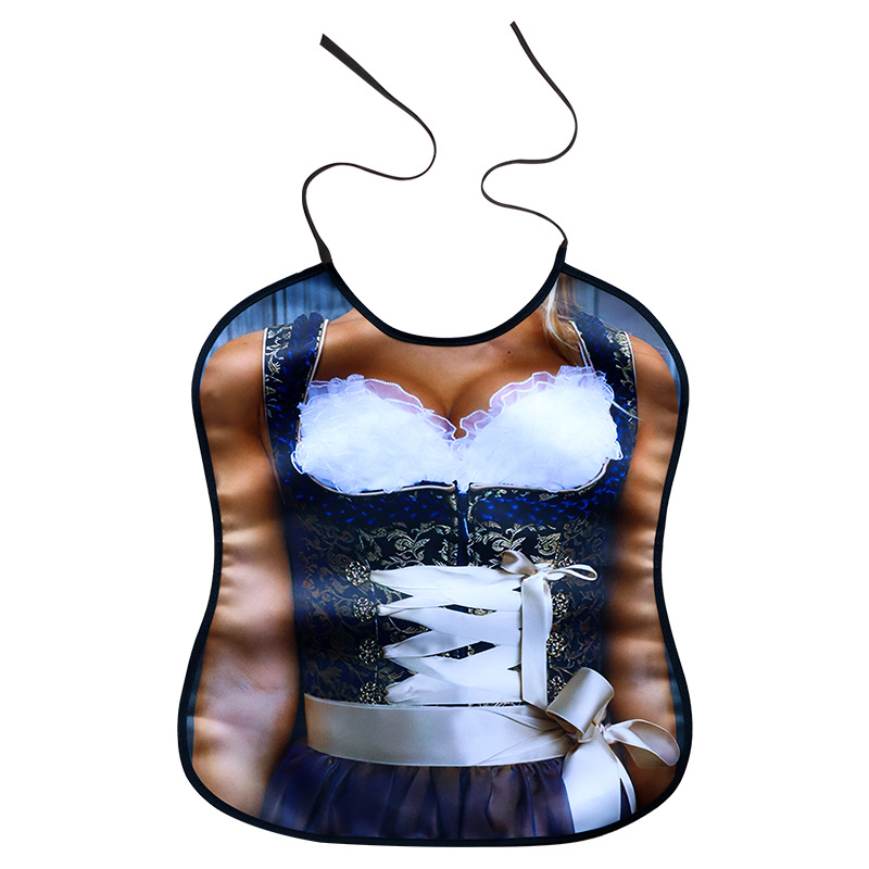 Fabricante en stock suministro adulto babero personalidad creativa divertido Reunión Anual partido spoof props olla caliente tienda invitado