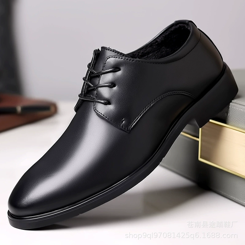 Кожаные мужские деловые туфли на шнуровке, мужские туфли для выступлений с низким берцем в Корейском стиле, свадебные туфли, прямая оптовая продажа с фабрики