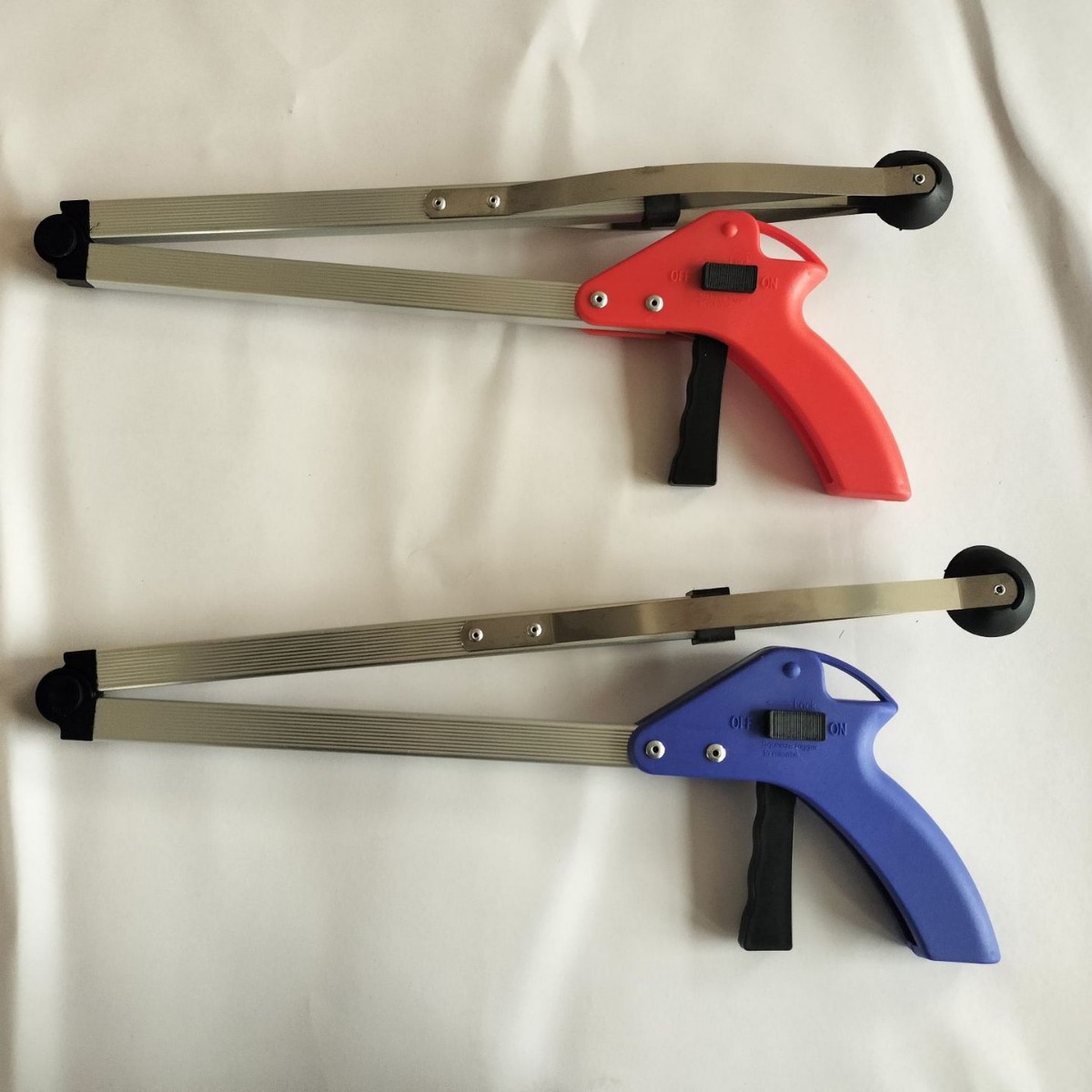 Aleación de aluminio engrosada clip de basura dispositivo de recogida de saneamiento dispositivo de recogida alicates clip sanitario suministros de limpieza herramientas